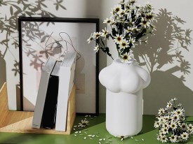 Molde silicona florero nordico